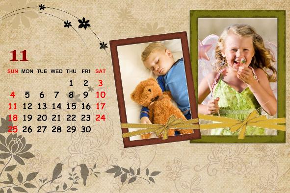 Photo Calendar photo templates Baby Calendar-4